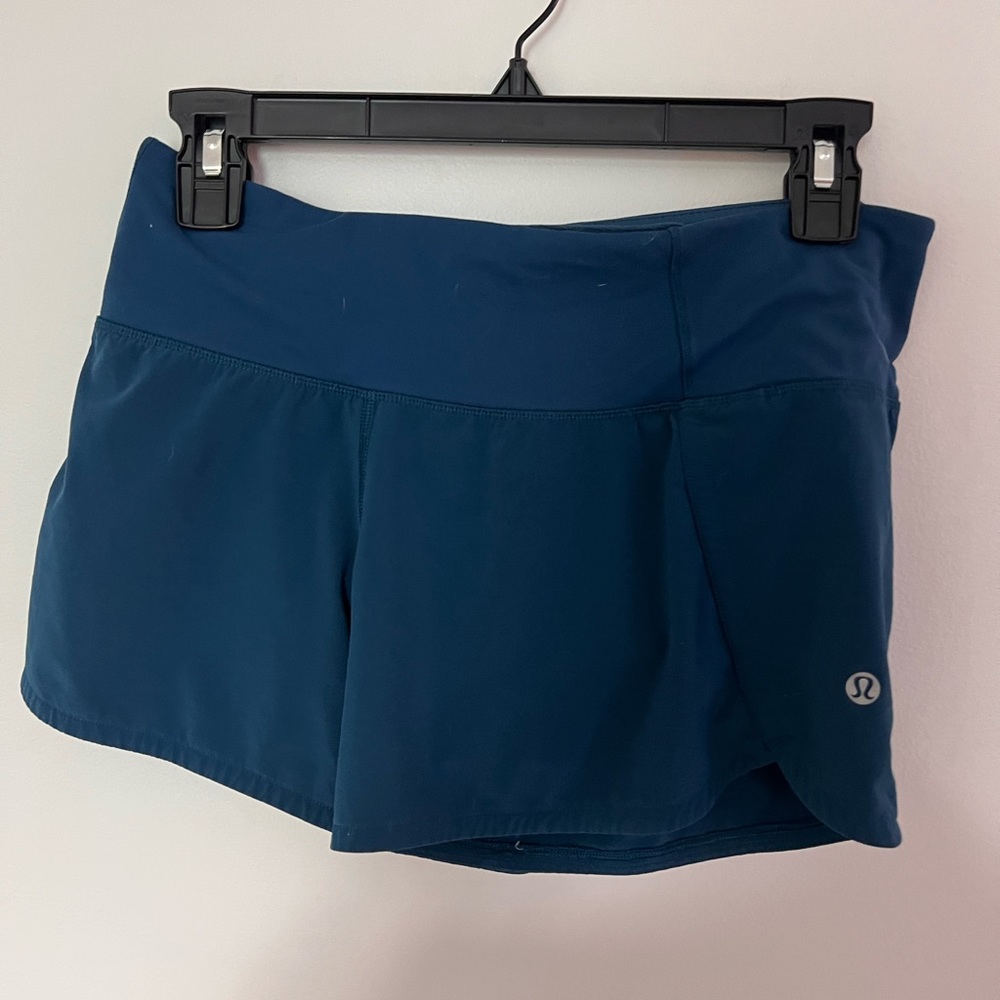 Lululemon Navy Speed Up shorts